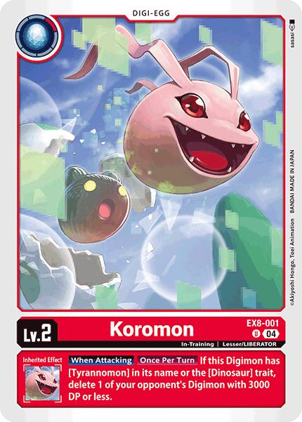 Koromon [EX8-001] [Chain of Liberation] | Anubis Games and Hobby