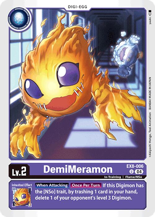 DemiMeramon [EX8-006] [Chain of Liberation] | Anubis Games and Hobby