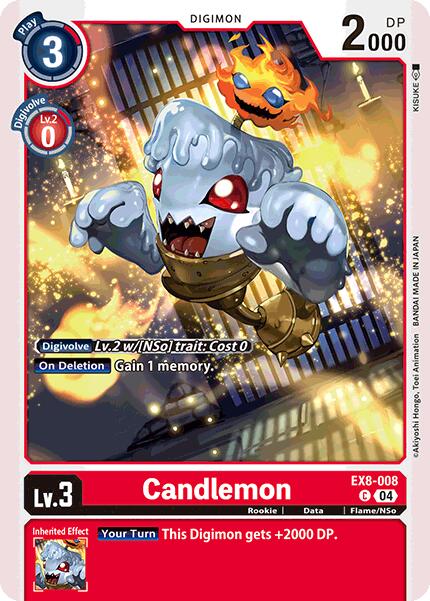 Candlemon [EX8-008] [Chain of Liberation] | Anubis Games and Hobby