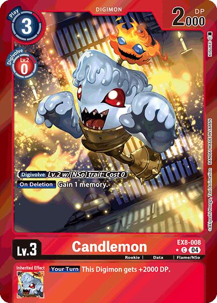 Candlemon [EX8-008] (Limited Foil) [Chain of Liberation] | Anubis Games and Hobby