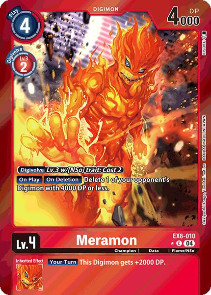 Meramon [EX8-010] (Limited Foil) [Chain of Liberation] | Anubis Games and Hobby