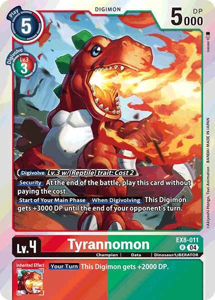 Tyrannomon [EX8-011] [Chain of Liberation] | Anubis Games and Hobby