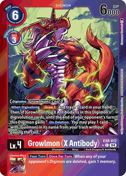 Grolwmon [EX8-012] (X Antibody) (Limited Foil) [Chain of Liberation] | Anubis Games and Hobby