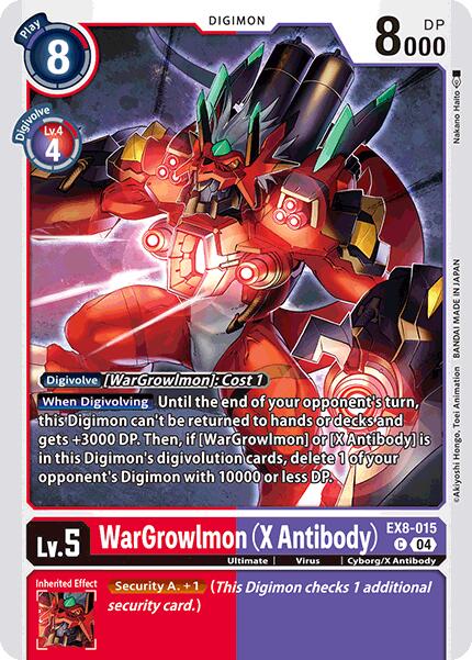 WarGrowlmon (X Antibody) [EX8-015] [Chain of Liberation] | Anubis Games and Hobby