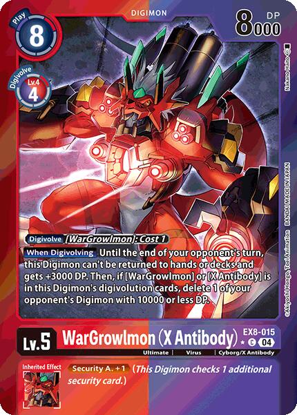 WarGrowlmon [EX8-015] (X Antibody) (Limited Foil) [Chain of Liberation] | Anubis Games and Hobby