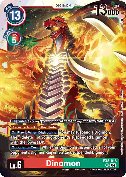Dinomon [EX8-016] [Chain of Liberation] | Anubis Games and Hobby