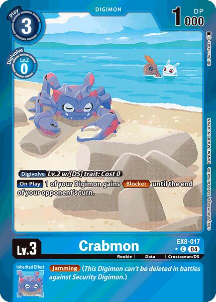 Crabmon [EX8-017] (Limited Foil) [Chain of Liberation] | Anubis Games and Hobby