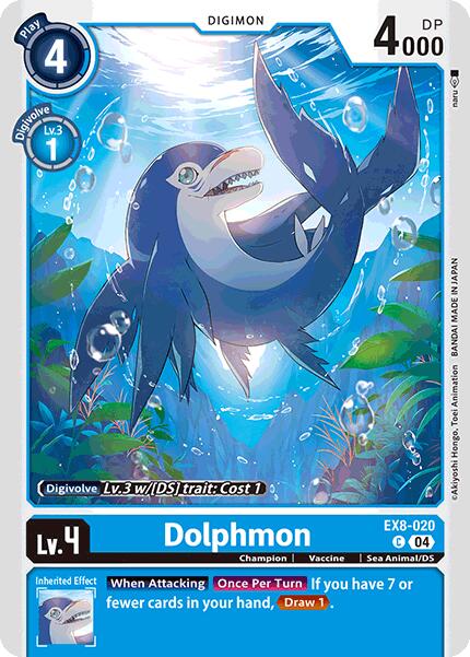 Dolphmon [EX8-020] [Chain of Liberation] | Anubis Games and Hobby