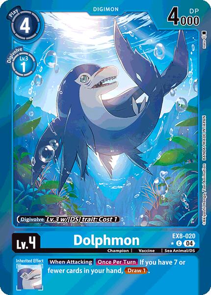 Dolphmon [EX8-020] (Limited Foil) [Chain of Liberation] | Anubis Games and Hobby