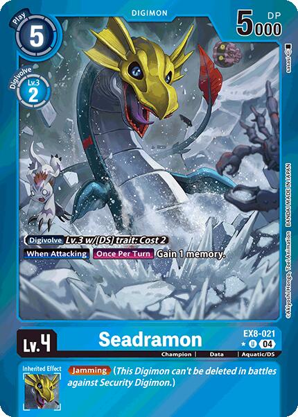 Seadramon [EX8-021] (Limited Foil) [Chain of Liberation] | Anubis Games and Hobby