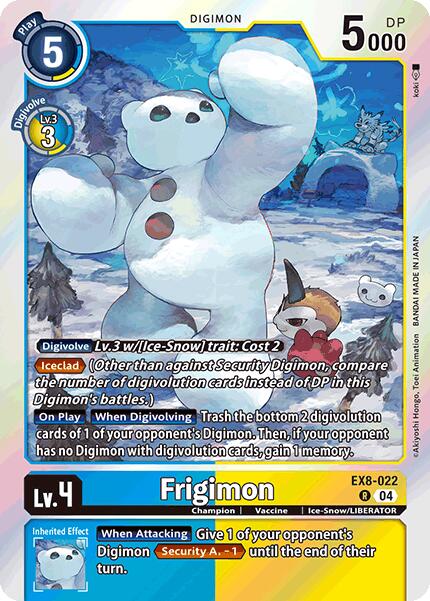 Frigimon [EX8-022] [Chain of Liberation] | Anubis Games and Hobby