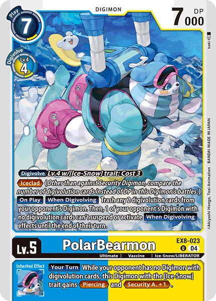 PolarBearmon [EX8-023] [Chain of Liberation] | Anubis Games and Hobby