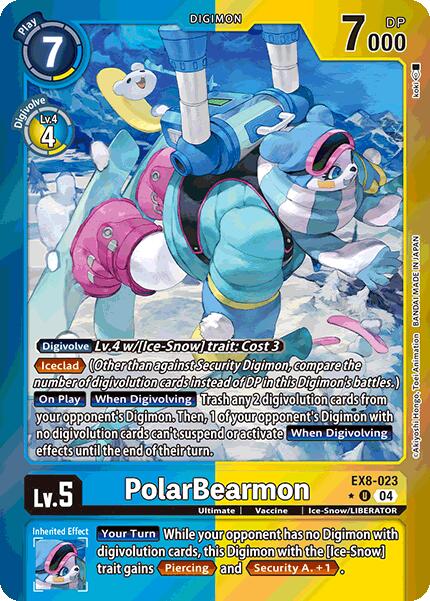 PolarBearmon [EX8-023] (Limited Foil) [Chain of Liberation] | Anubis Games and Hobby