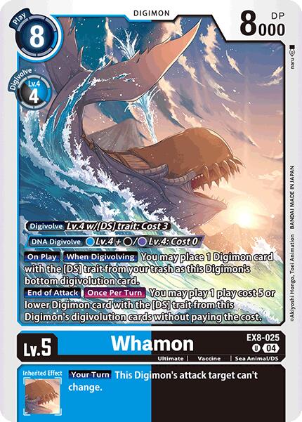 Whamon [EX8-025] [Chain of Liberation] | Anubis Games and Hobby