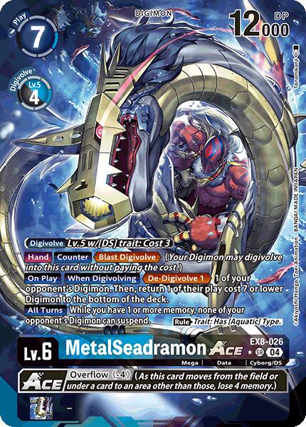 MetalSeadramon ACE [EX8-026] (Alternate Art) [Chain of Liberation] | Anubis Games and Hobby
