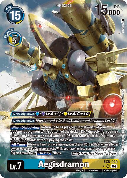 Aegisdramon [EX8-029] (Alternate Art) [Chain of Liberation] | Anubis Games and Hobby
