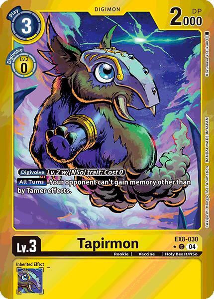 Tapirmon [EX8-030] (Limited Foil) [Chain of Liberation] | Anubis Games and Hobby