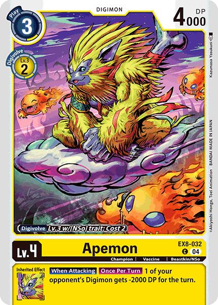 Apemon [EX8-032] [Chain of Liberation] | Anubis Games and Hobby