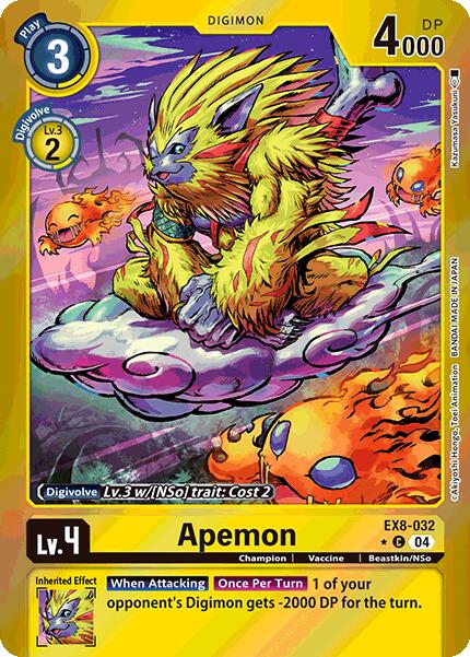 Apemon [EX8-032] (Limited Foil) [Chain of Liberation] | Anubis Games and Hobby