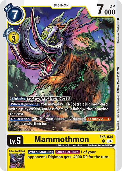 Mammothmon [EX8-034] [Chain of Liberation] | Anubis Games and Hobby
