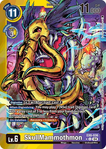 SkullMammothmon [EX8-036] (Limited Foil) [Chain of Liberation] | Anubis Games and Hobby