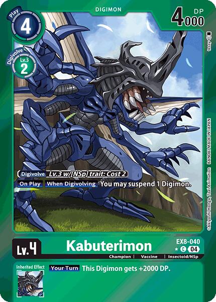 Kabuterimon [EX8-040] (Limited Foil) [Chain of Liberation] | Anubis Games and Hobby