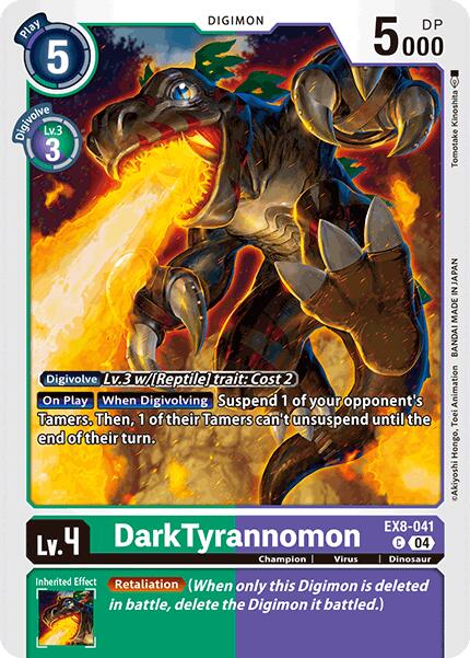 DarkTyrannomon [EX8-041] [Chain of Liberation] | Anubis Games and Hobby