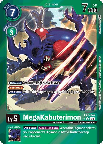 MegaKabuterimon [EX8-042] (Limited Foil) [Chain of Liberation] | Anubis Games and Hobby