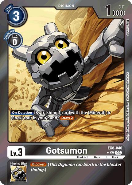 Gotsumon [EX8-046] (Limited Foil) [Chain of Liberation] | Anubis Games and Hobby