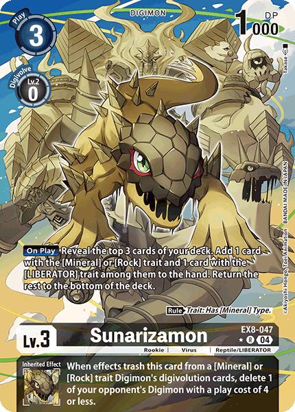 Sunarizamon [EX8-047] (Alternate Art) [Chain of Liberation] | Anubis Games and Hobby