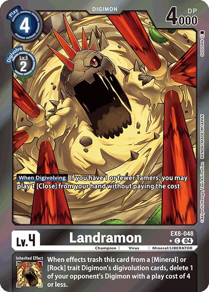 Landramon [EX8-048] (Limited Foil) [Chain of Liberation] | Anubis Games and Hobby