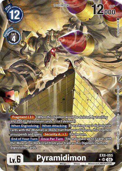 Pyramidimon [EX8-055] (Alternate Art) [Chain of Liberation] | Anubis Games and Hobby