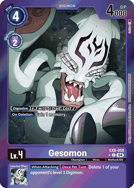 Gesomon [EX8-058] (Limited Foil) [Chain of Liberation] | Anubis Games and Hobby