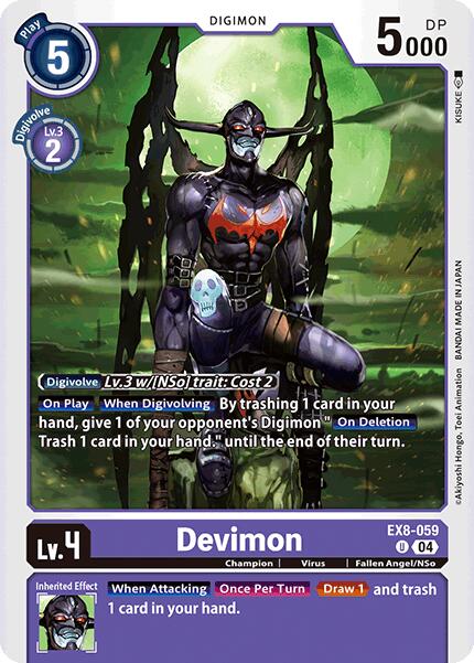 Devimon [EX8-059] [Chain of Liberation] | Anubis Games and Hobby