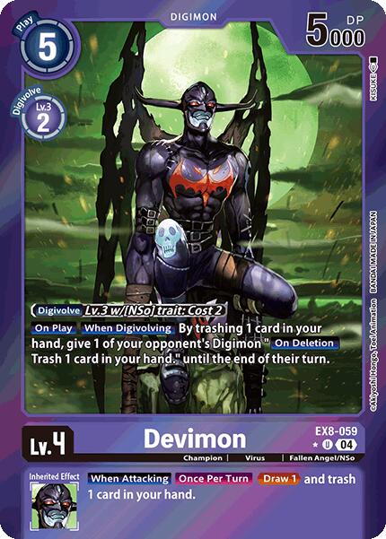 Devimon [EX8-059] (Limited Foil) [Chain of Liberation] | Anubis Games and Hobby