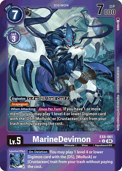 MarineDevimon [EX8-061] (Limited Foil) [Chain of Liberation] | Anubis Games and Hobby