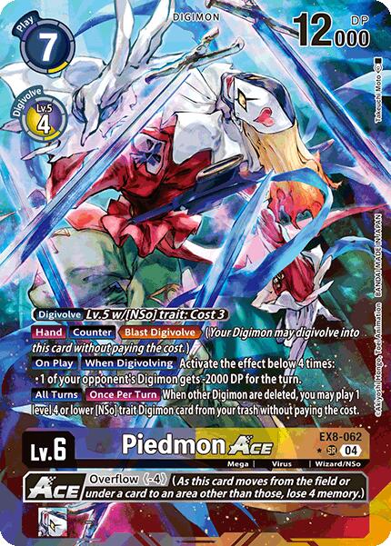 Piedmon ACE [EX8-062] (Alternate Art) [Chain of Liberation] | Anubis Games and Hobby
