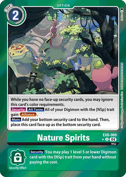 Nature Spirits [EX8-069] (Limited Foil) [Chain of Liberation] | Anubis Games and Hobby