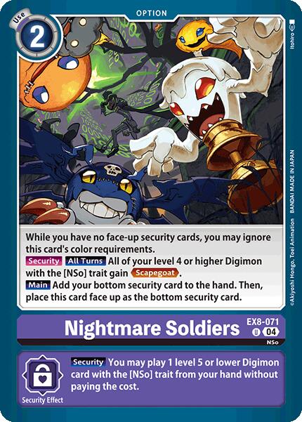 Nightmare Soldiers [EX8-071] [Chain of Liberation] | Anubis Games and Hobby