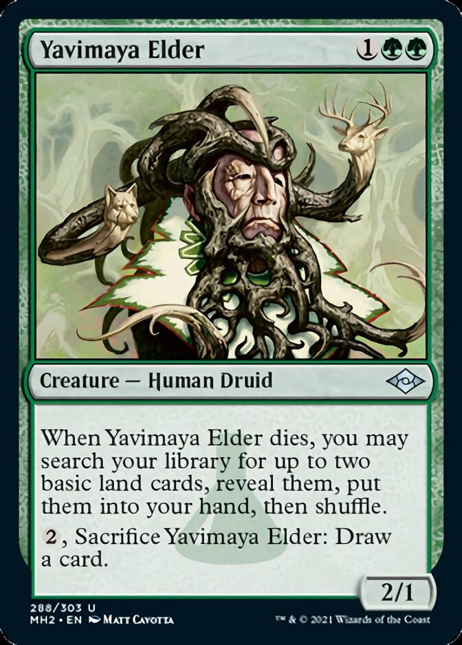 Yavimaya Elder (Foil Etched) [Modern Horizons 2] | Anubis Games and Hobby