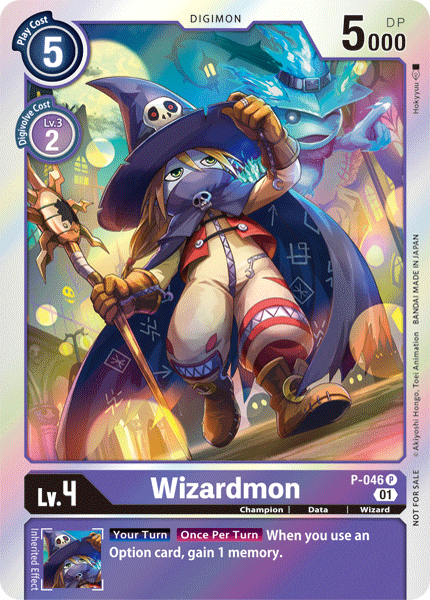 Wizardmon [P-046] [Promotional Cards] | Anubis Games and Hobby