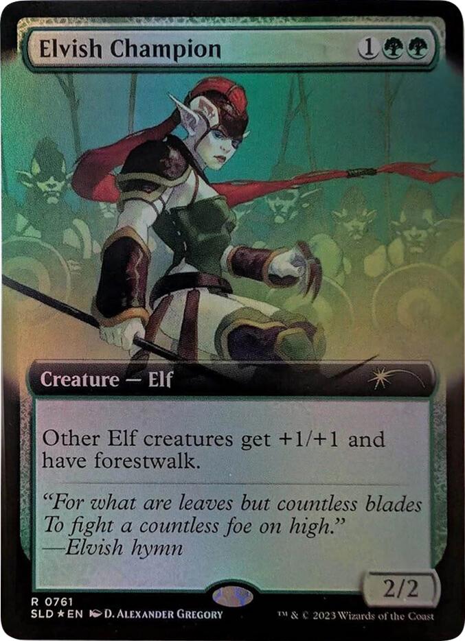 Elvish Champion (Extended Art) [Secret Lair Drop Series] | Anubis Games and Hobby