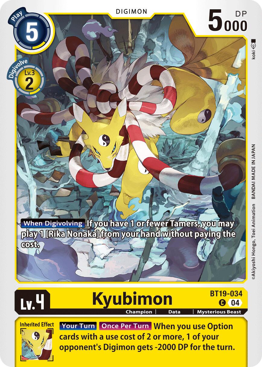 Kyubimon [BT19-034] [Release Special Booster Ver.2.5] | Anubis Games and Hobby