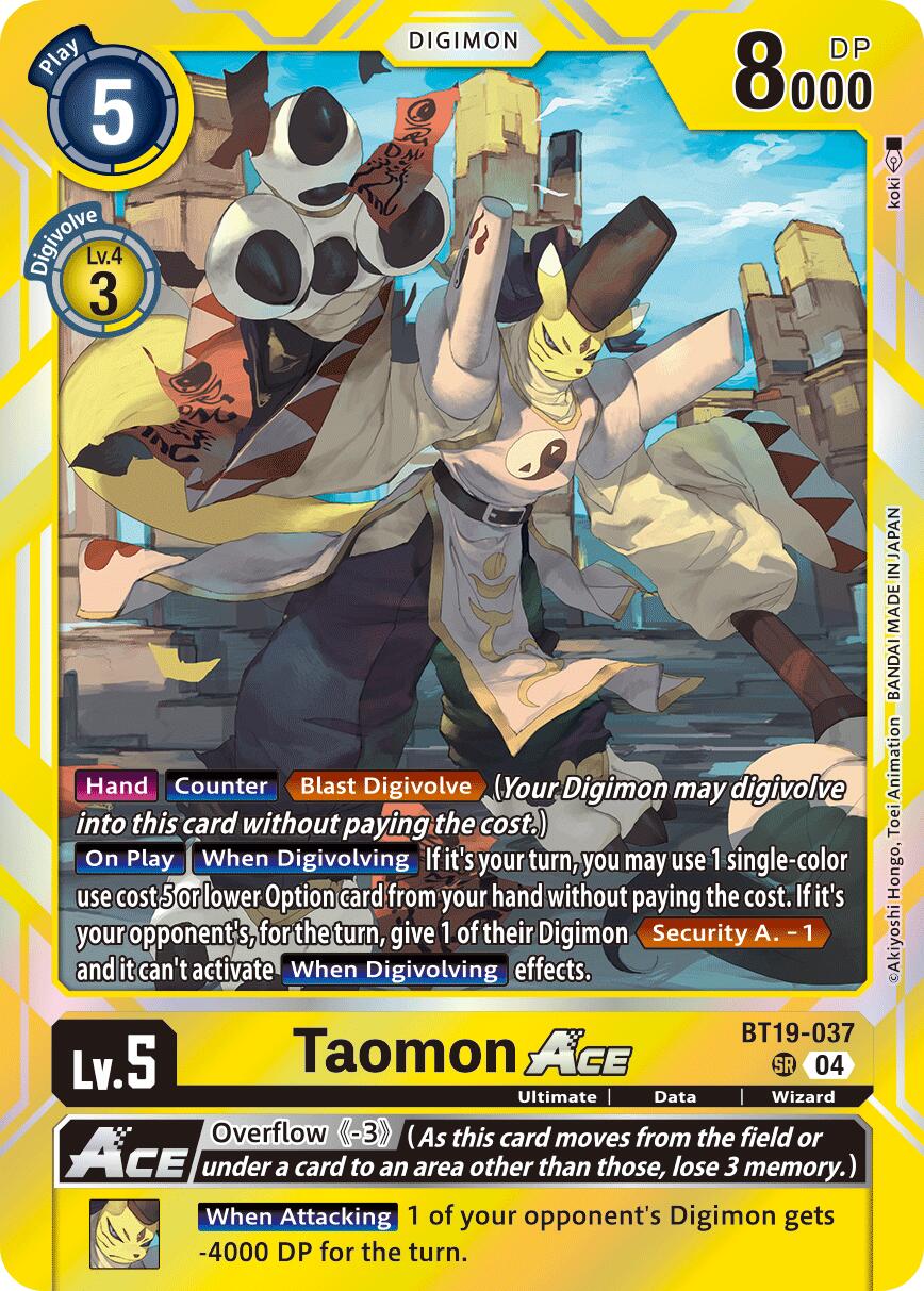 Taomon ACE [BT19-037] [Release Special Booster Ver.2.5] | Anubis Games and Hobby