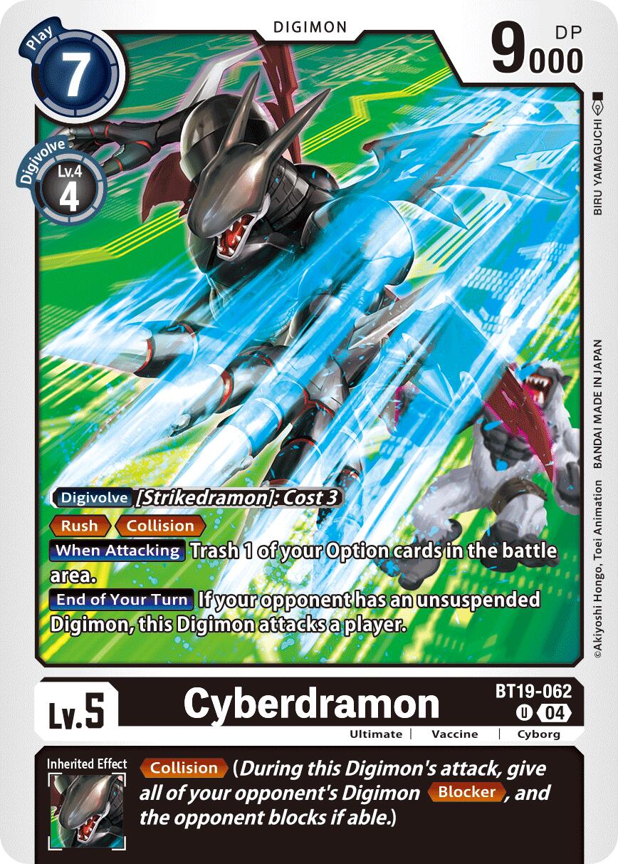 Cyberdramon [BT19-062] [Release Special Booster Ver.2.5] | Anubis Games and Hobby