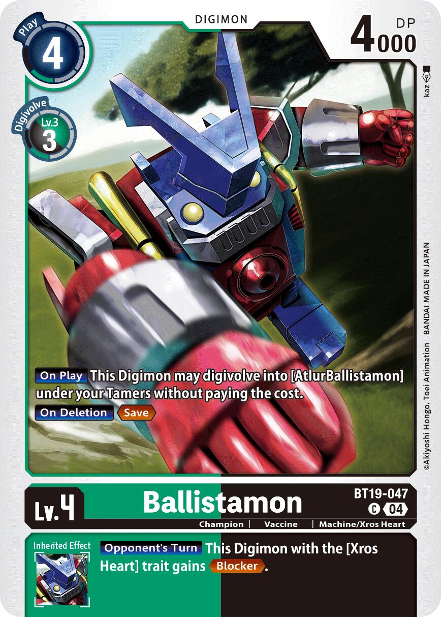 Ballistamon [BT19-047] [Release Special Booster Ver.2.5] | Anubis Games and Hobby