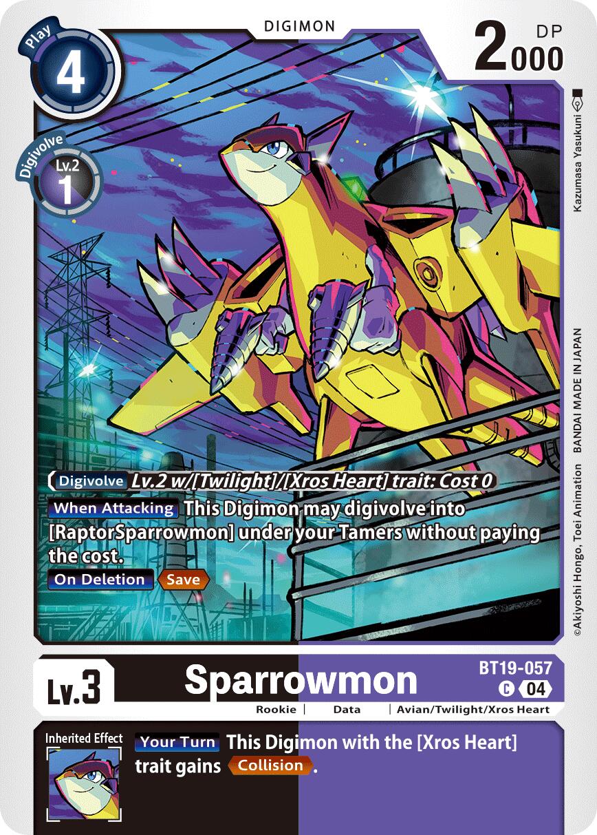 Sparrowmon [BT19-057] [Release Special Booster Ver.2.5] | Anubis Games and Hobby