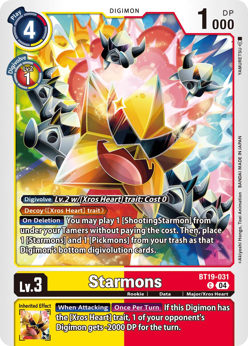 Starmons [BT19-031] [Release Special Booster Ver.2.5] | Anubis Games and Hobby