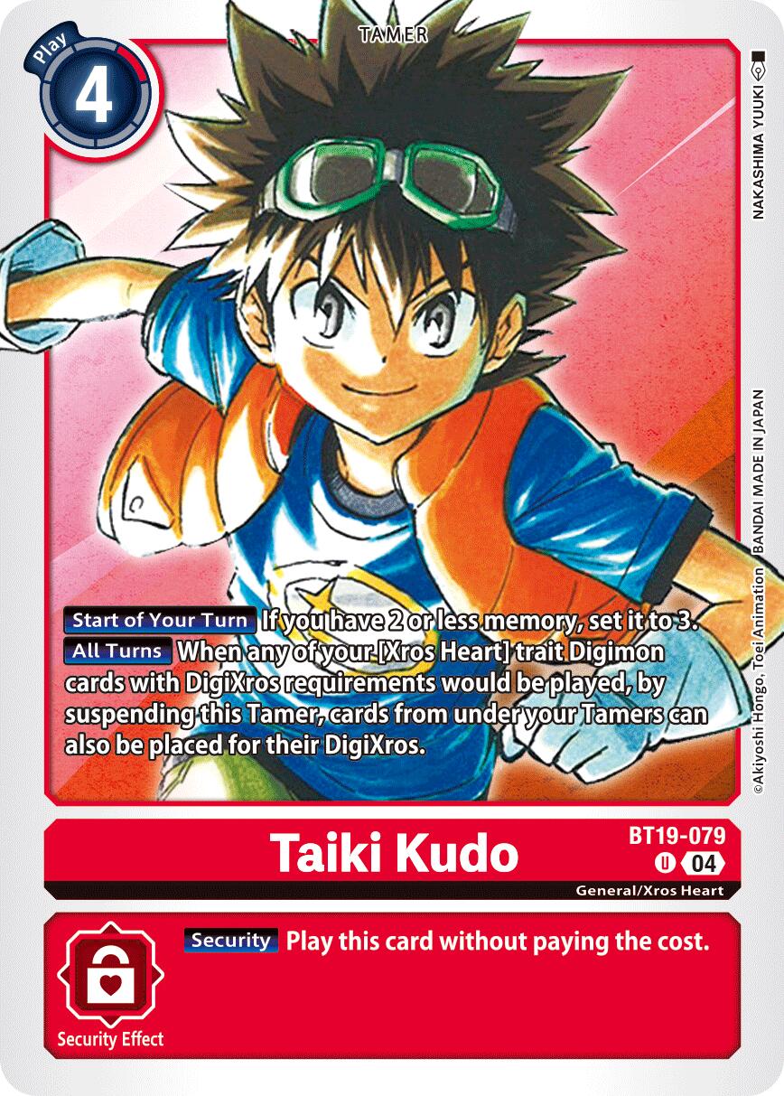 Taiki Kudo [BT19-079] [Release Special Booster Ver.2.5] | Anubis Games and Hobby