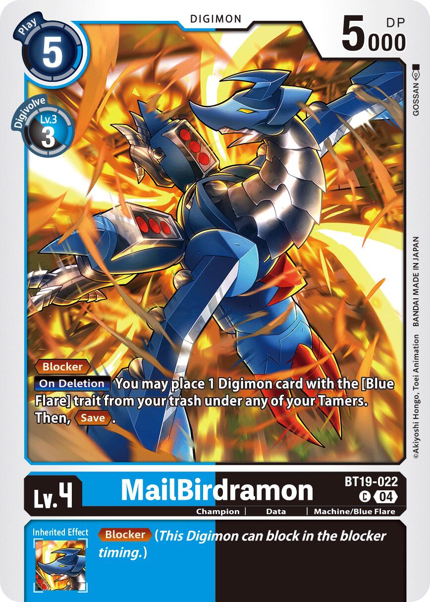 MailBirdramon [BT19-022] [Release Special Booster Ver.2.5] | Anubis Games and Hobby